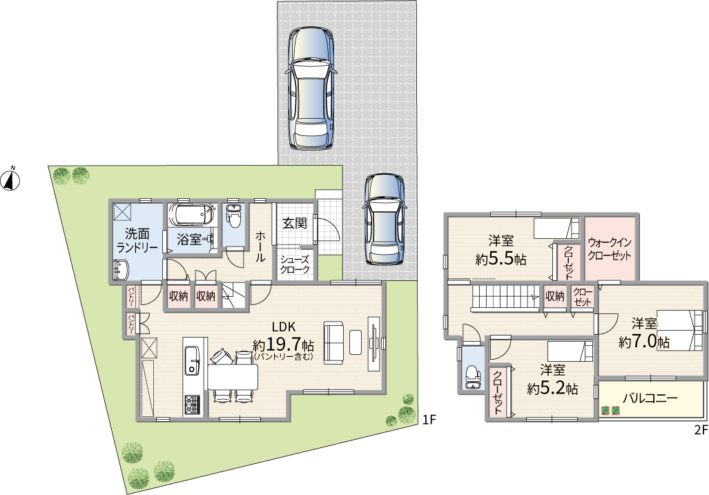 6号地 間取り図